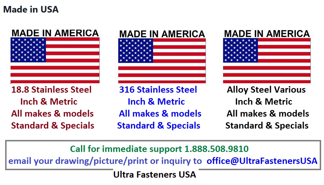 Made in USA Ultra Fasteners USA